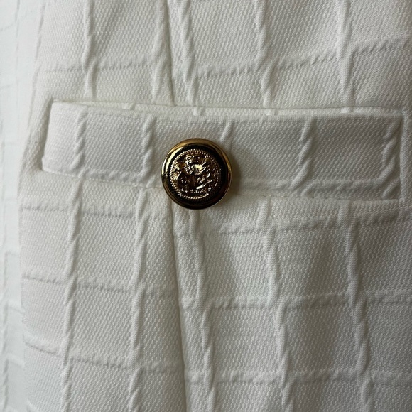 Stella & Julie White Texture Dress - Picture 3 of 4